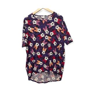 LULAROE Minnie Mouse Irma Tunic Top